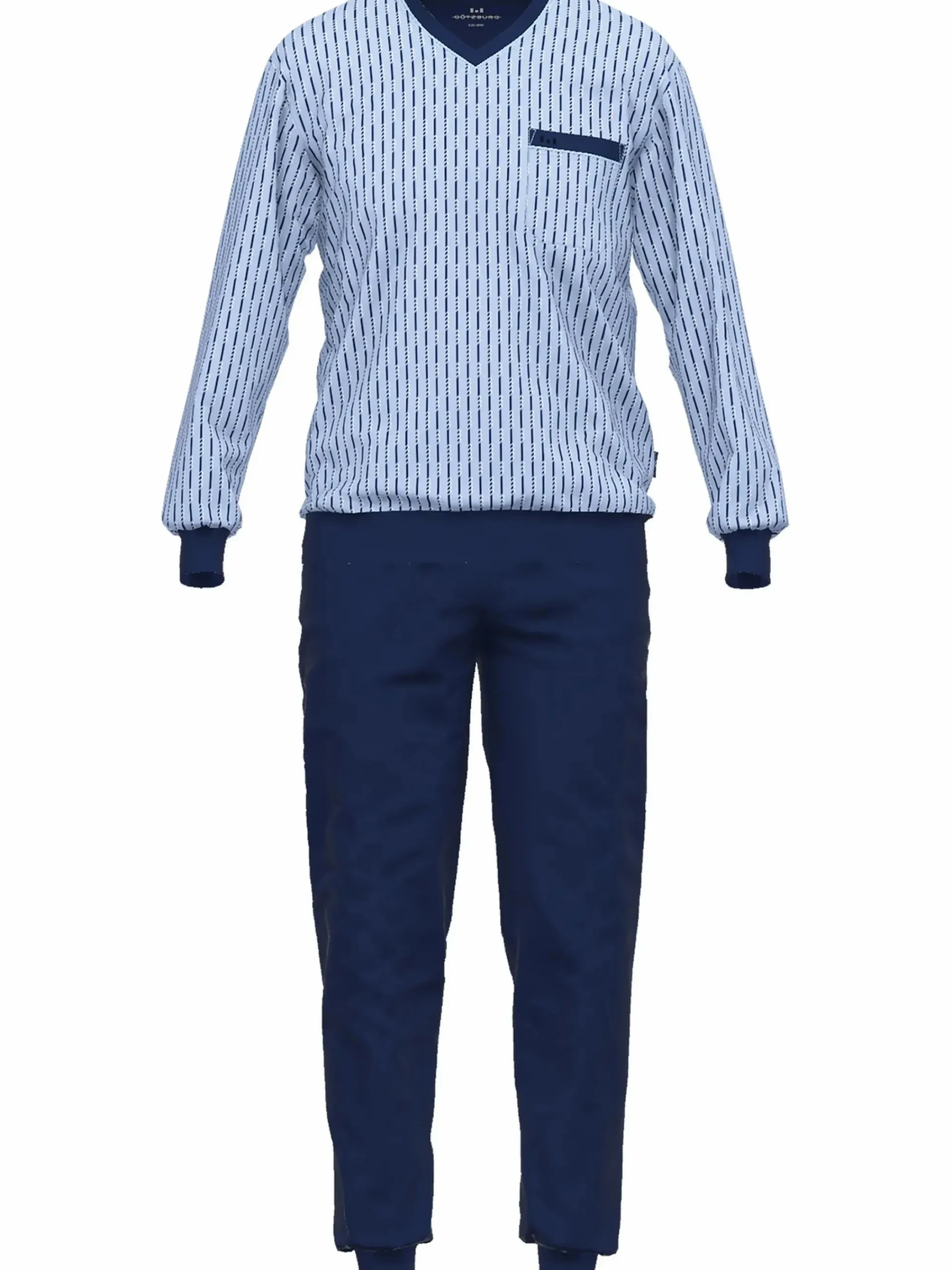 Herren Götzburg Herren Pyjame mit Print