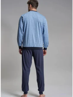 Herren Götzburg Herren Pyjame mit Print