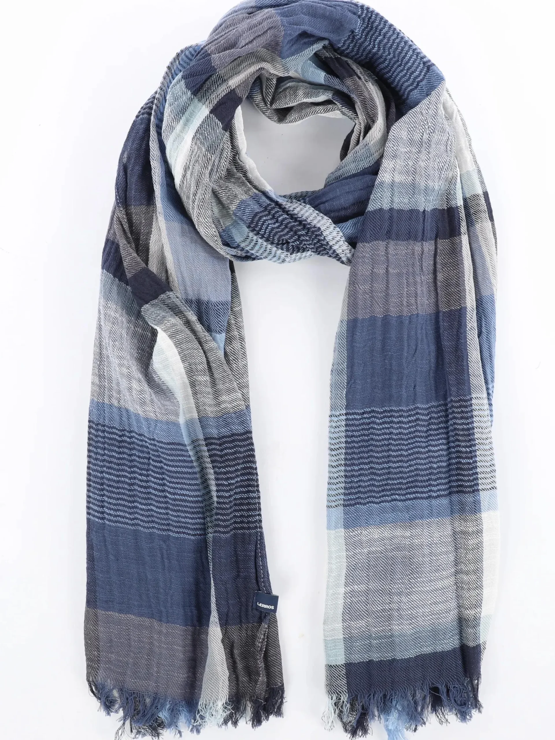 Herren Lerros Herren Schal mit Karos