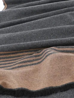 Herren Jim Spencer Herren Schal mit Streifenmuster