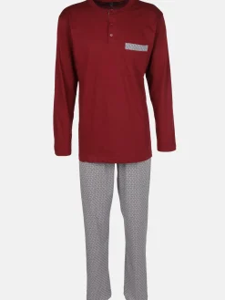 Herren Jim Spencer Herren Schlafanzug in langer Form