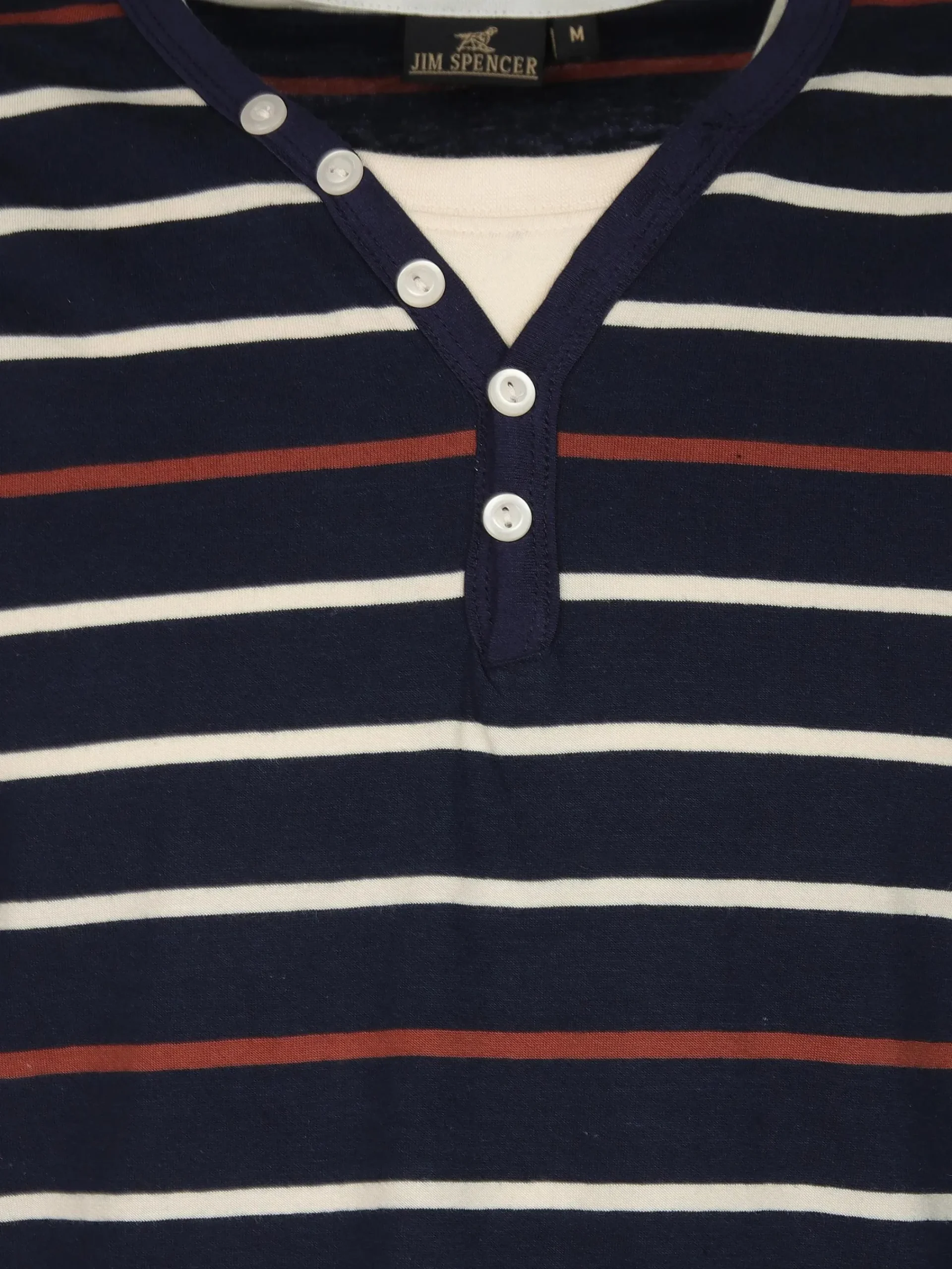 Herren Jim Spencer Herren Schlafanzug mit hübschem Ausschnitt