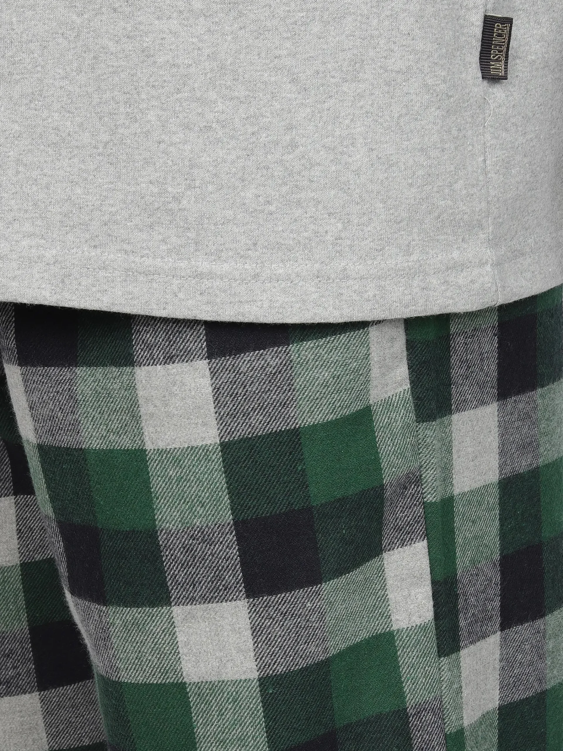 Herren Jim Spencer Herren Schlafanzug mit Karos