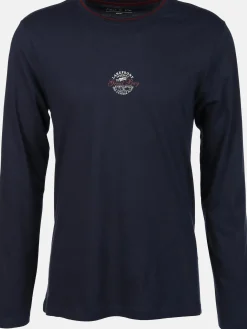 Herren Phil+Co Herren Schlafshirt mit kleinem Print