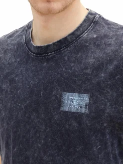 Herren Tom Tailor Herren Shirt in verwaschener Optik