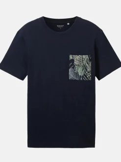 Herren Tom Tailor Herren Shirt mit Brusttasche