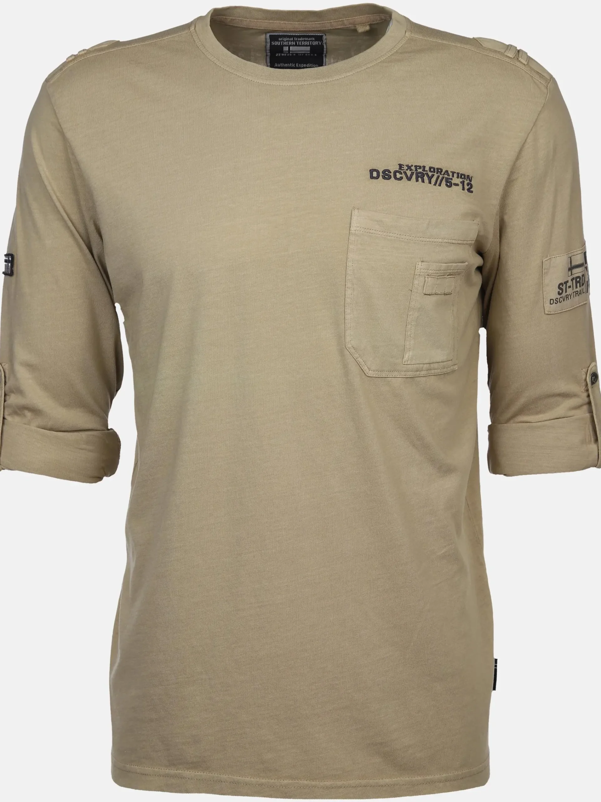 Herren Southern Territory Herren Shirt mit Brusttasche und Stickerei