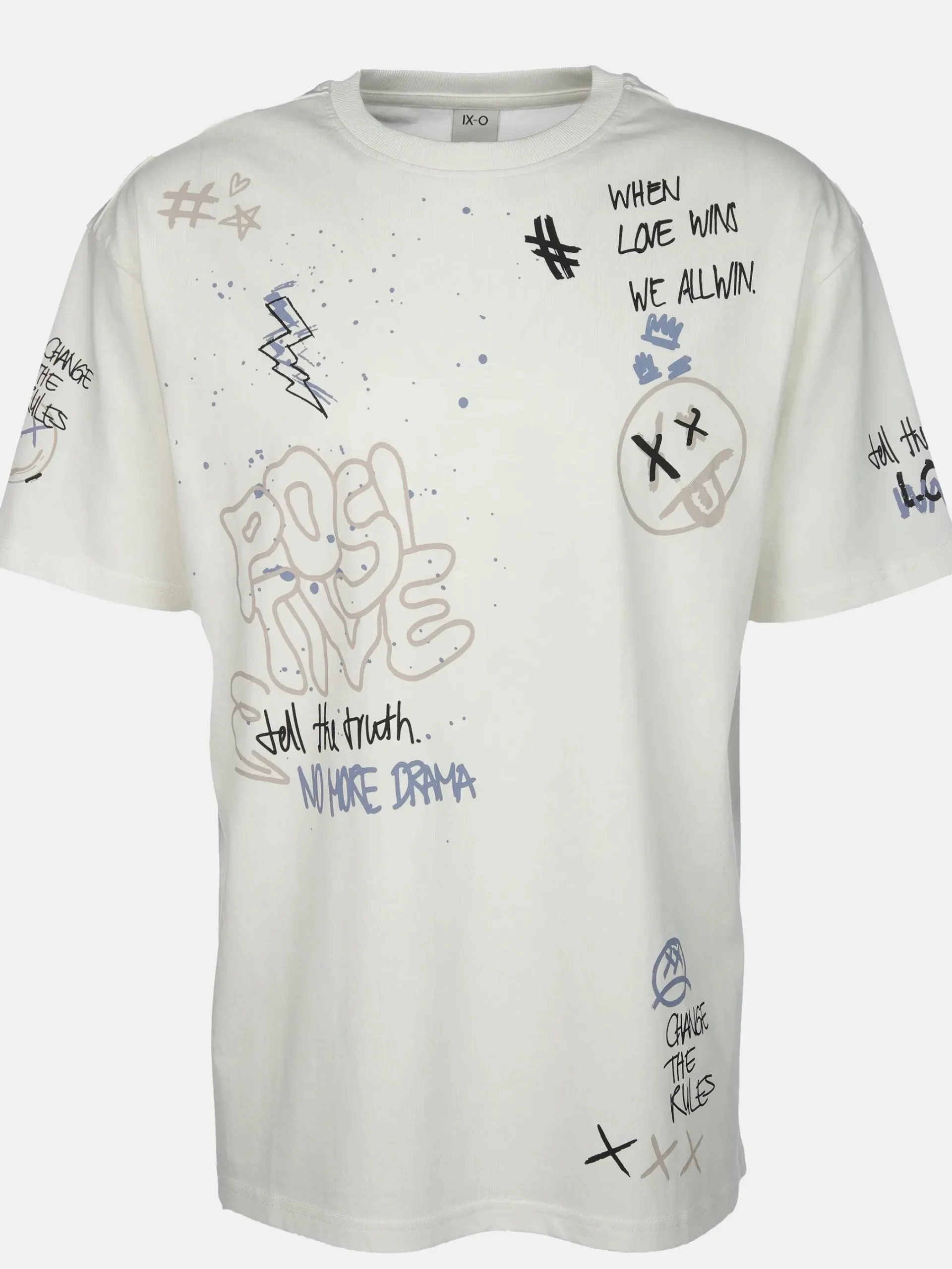 Herren IX-O Herren Shirt mit coolem Print