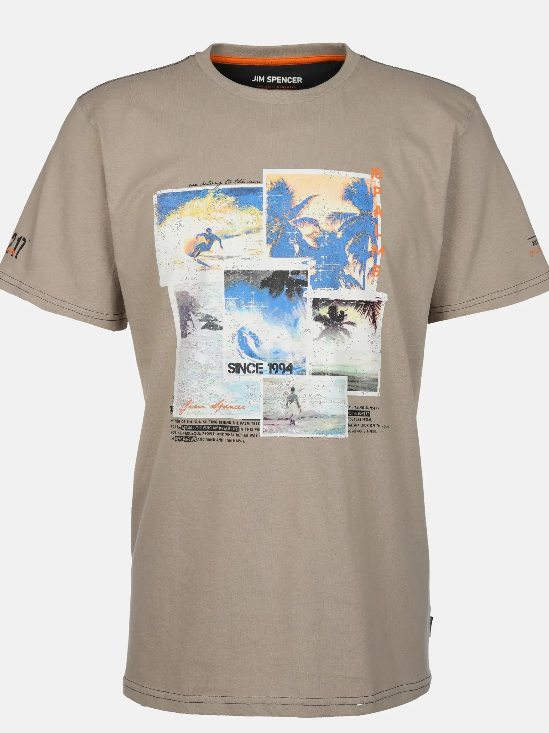 Herren Jim Spencer Herren Shirt mit Frontprint