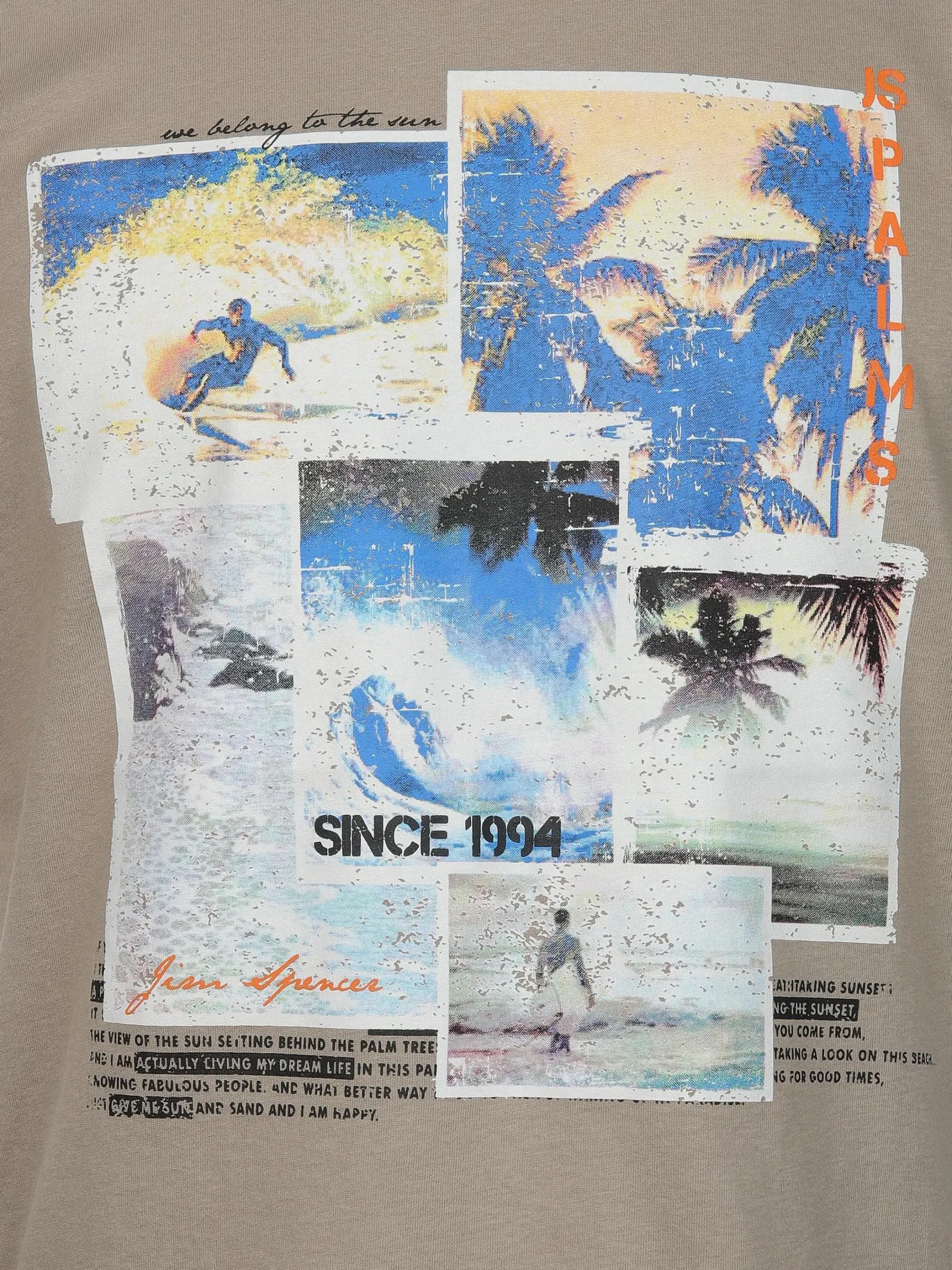 Herren Jim Spencer Herren Shirt mit Frontprint