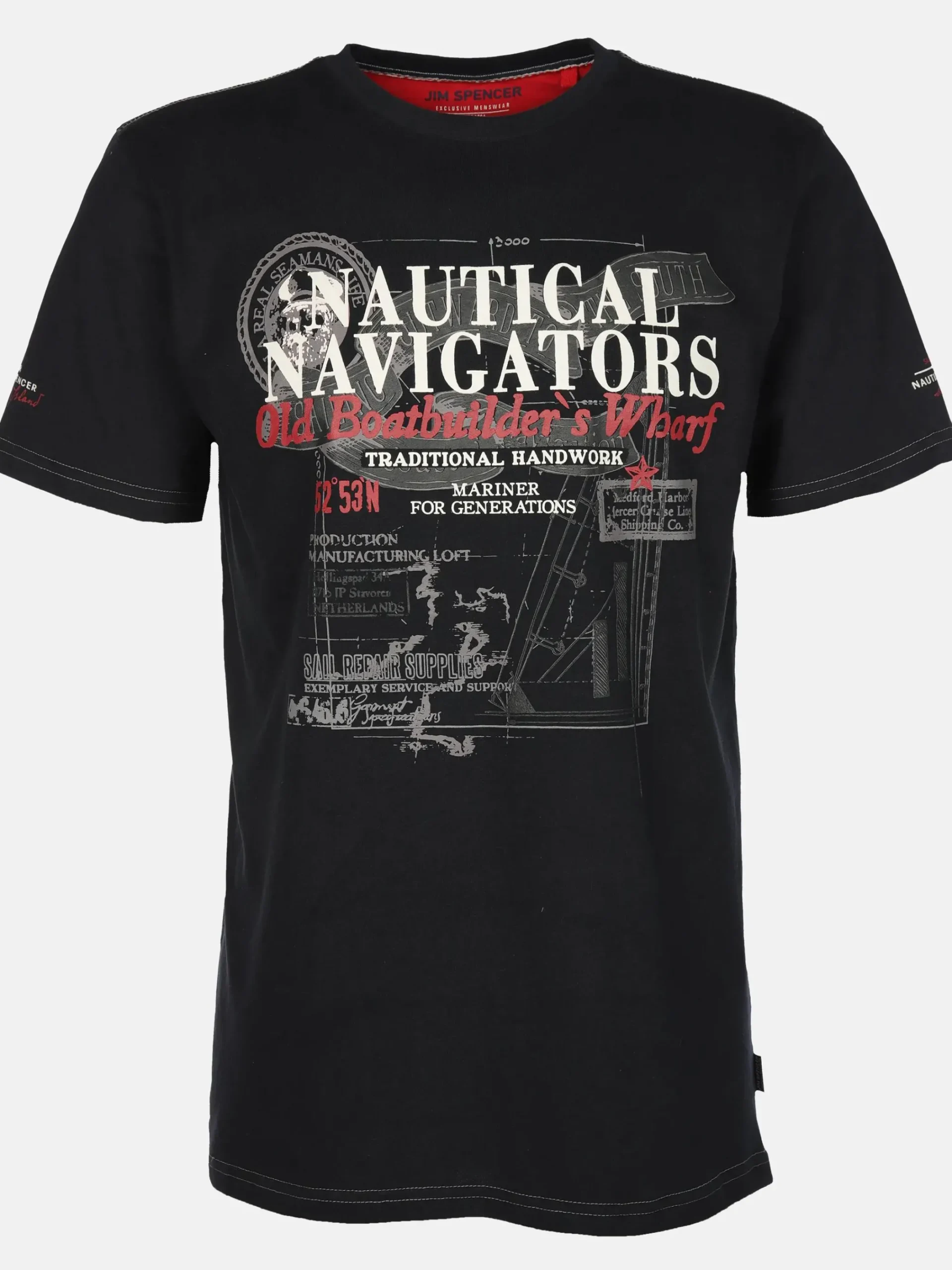 Herren Jim Spencer Herren Shirt mit Frontprint