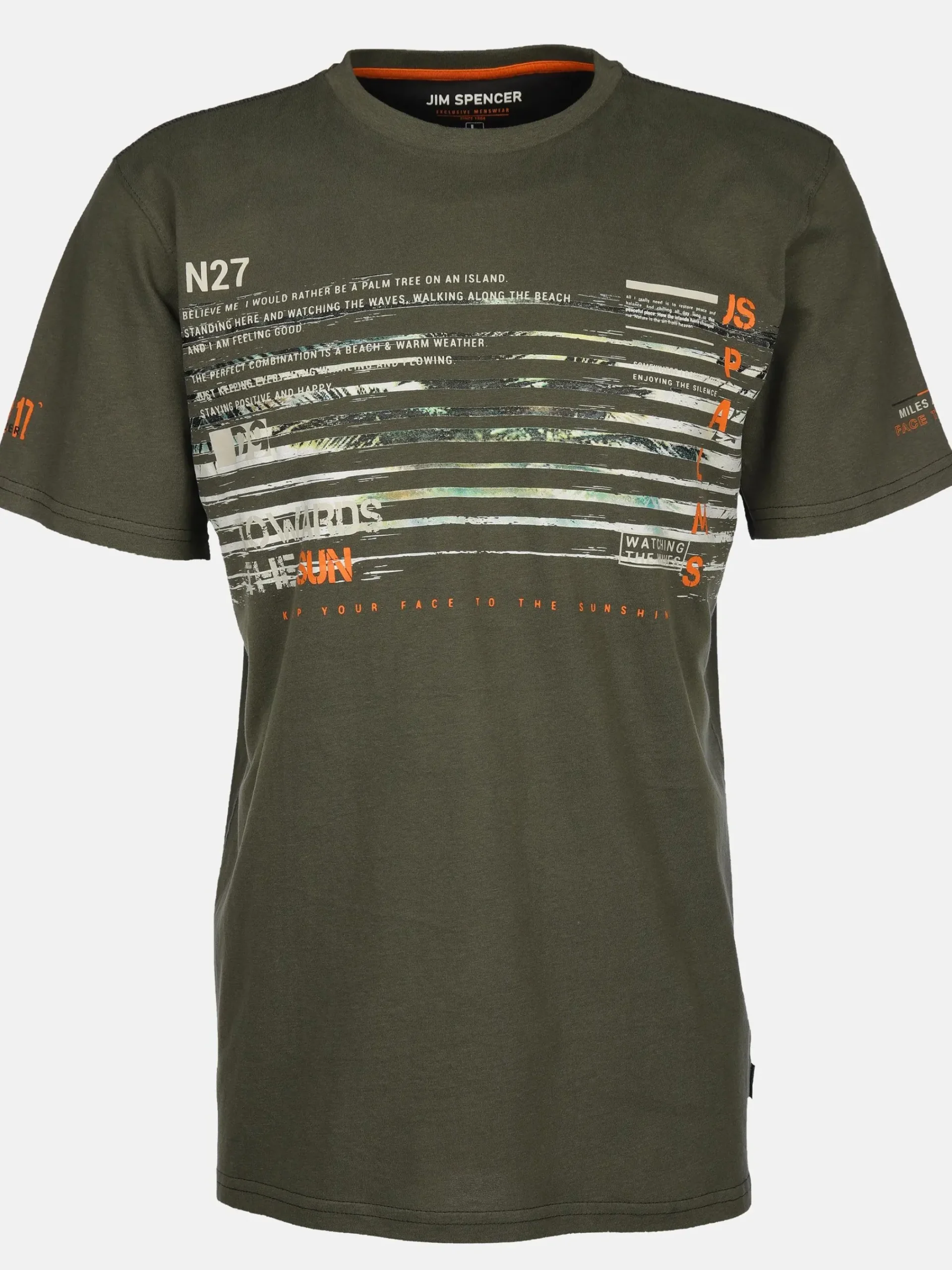 Herren Jim Spencer Herren Shirt mit Frontprint