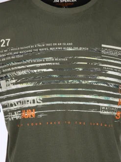 Herren Jim Spencer Herren Shirt mit Frontprint