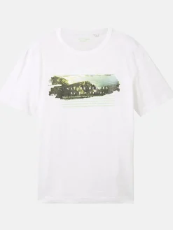 Herren Tom Tailor Herren Shirt mit Frontprint