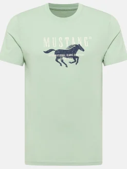 Herren Mustang Herren Shirt mit Frontprint