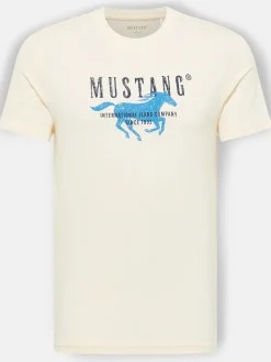 Herren Mustang Herren Shirt mit Frontprint