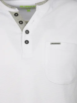Herren Jim Spencer Herren Shirt mit Rippstruktur