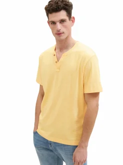 Herren Tom Tailor Herren Shirt mit Serafinoausschnitt