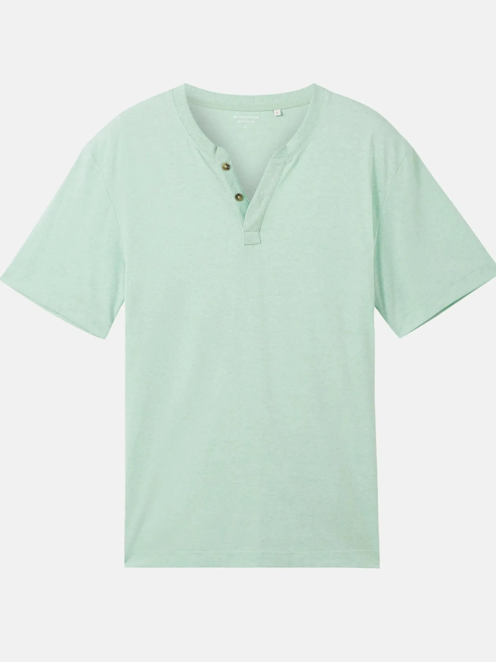 Herren Tom Tailor Herren Shirt mit Serafinoausschnitt