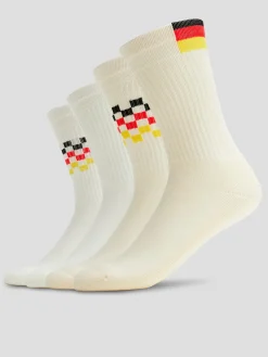 Herren s.Oliver Herren Socken mit Deutschland-Print im 2er-Pack