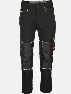 Herren Worker Herren Softshell Arbeitshose mit Neondetails