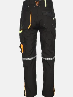 Herren Worker Herren Softshell Arbeitshose mit Neondetails