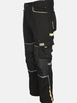 Herren Worker Herren Softshell Arbeitshose mit Neondetails