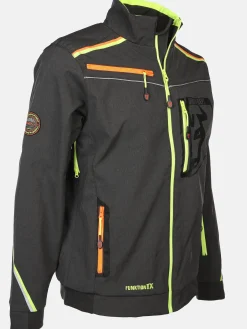 Herren Worker Herren Softshelljacke mit Neondetails