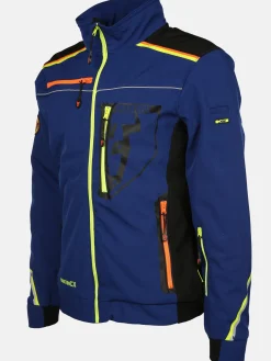 Herren Worker Herren Softshelljacke mit Neondetails