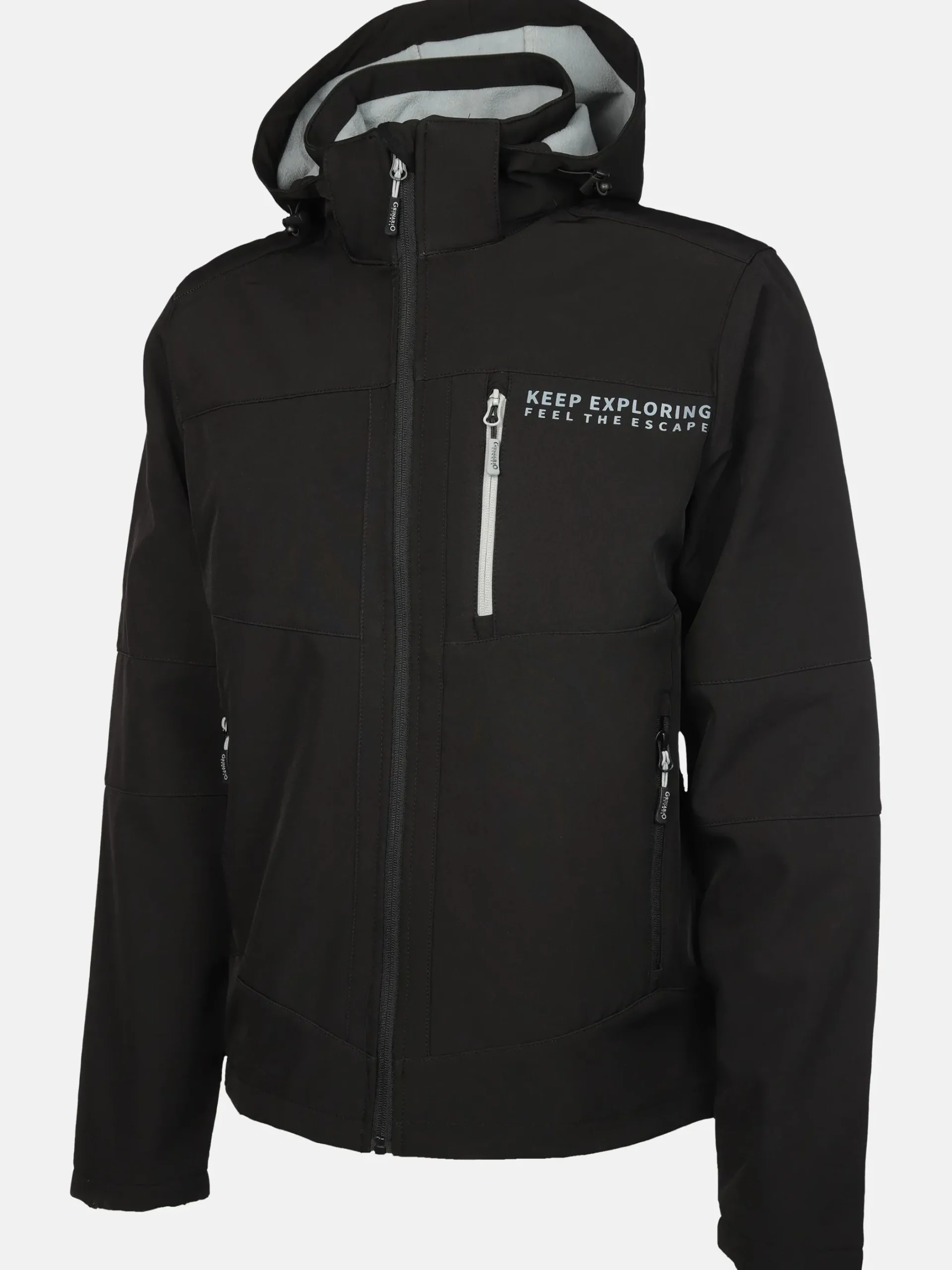 Herren Grinario Sports Herren Softshelljacke mit abnehmbarer Kapuze