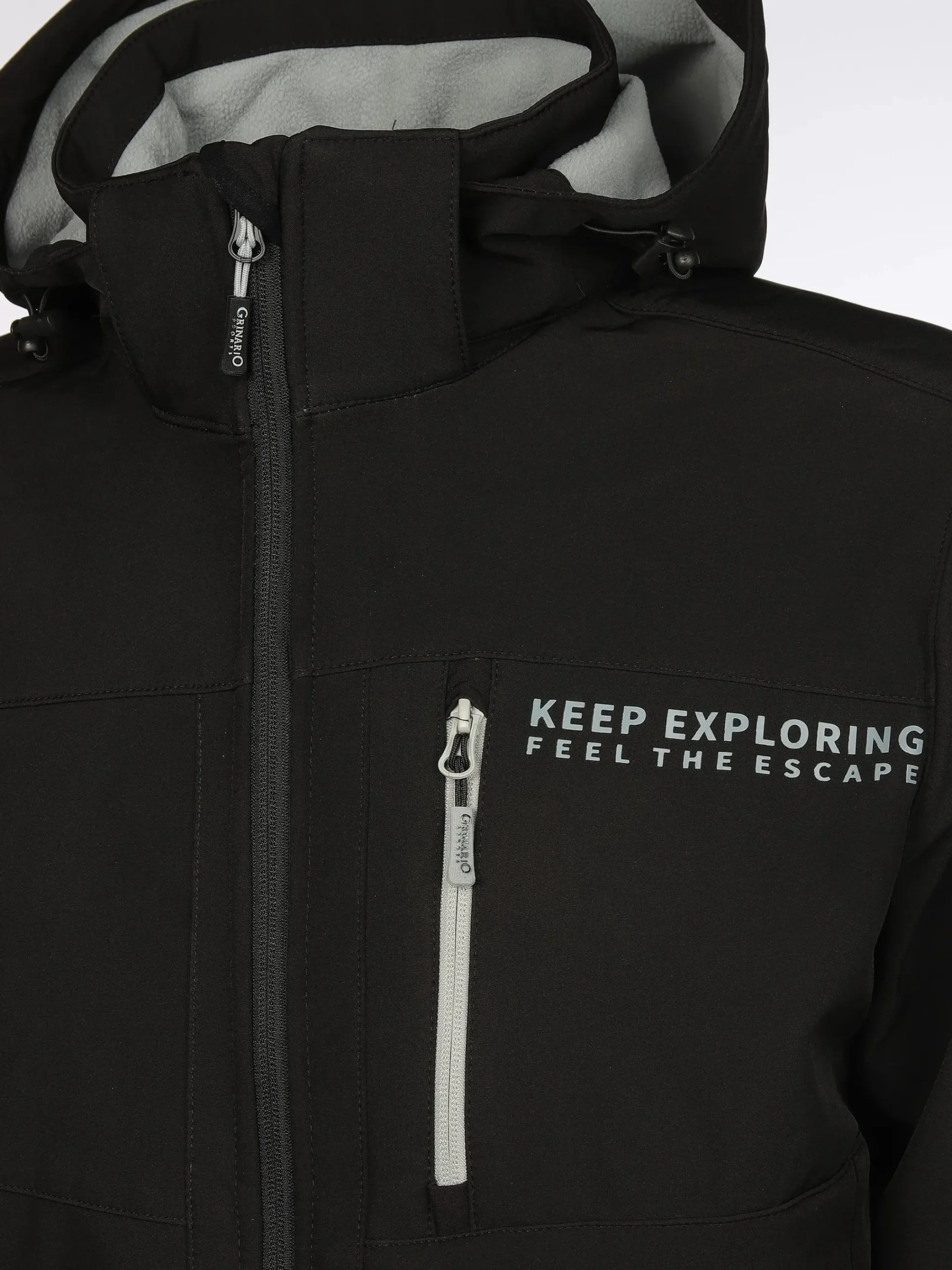 Herren Grinario Sports Herren Softshelljacke mit abnehmbarer Kapuze