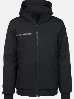 Herren Grinario Sports Herren Softshelljacke mit Kapuze