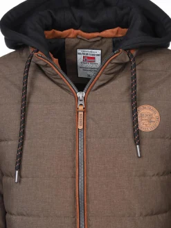 Herren Southern Territory Herren Steppjacke mit abnehmbarer Kapuze