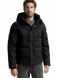 Herren Tom Tailor Herren Steppjacke mit Kapuze