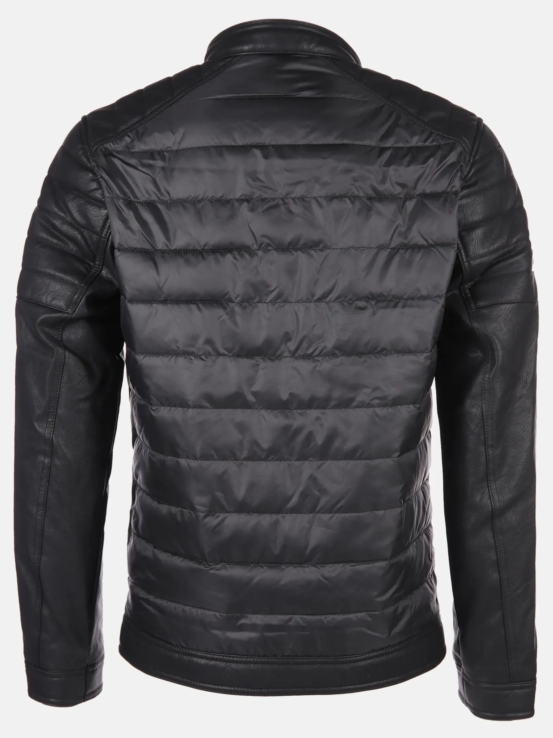 Herren Tom Tailor Herren Steppjacke mit Kunstleder