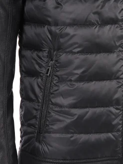 Herren Tom Tailor Herren Steppjacke mit Kunstleder