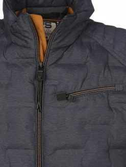 Herren Jim Spencer Herren Steppweste mit Stehkragen