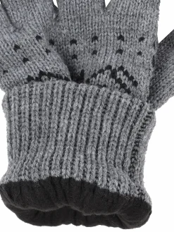Herren Jim Spencer Herren Strickhandschuhe mit Norwegermuster