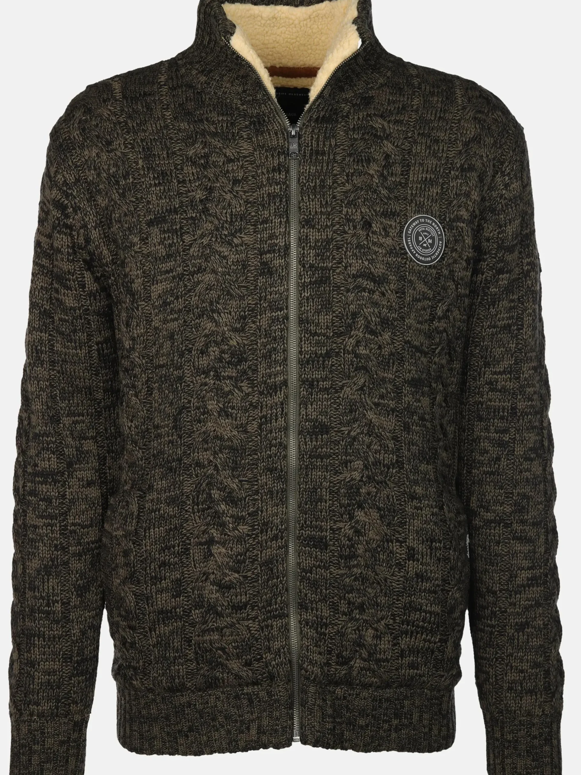 Herren Jim Spencer Herren Strickjacke, warm wattiert