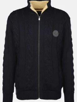 Herren Jim Spencer Herren Strickjacke, warm wattiert