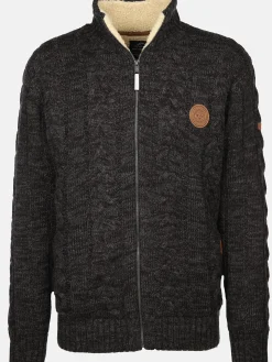 Herren Jim Spencer Herren Strickjacke wattiert im Norwegermuster