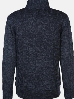 Herren Jim Spencer Herren Strickjacke wattiert im Norwegermuster