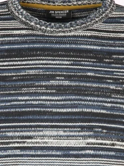 Herren Jim Spencer Herren Strickpullover in gestreifter Optik