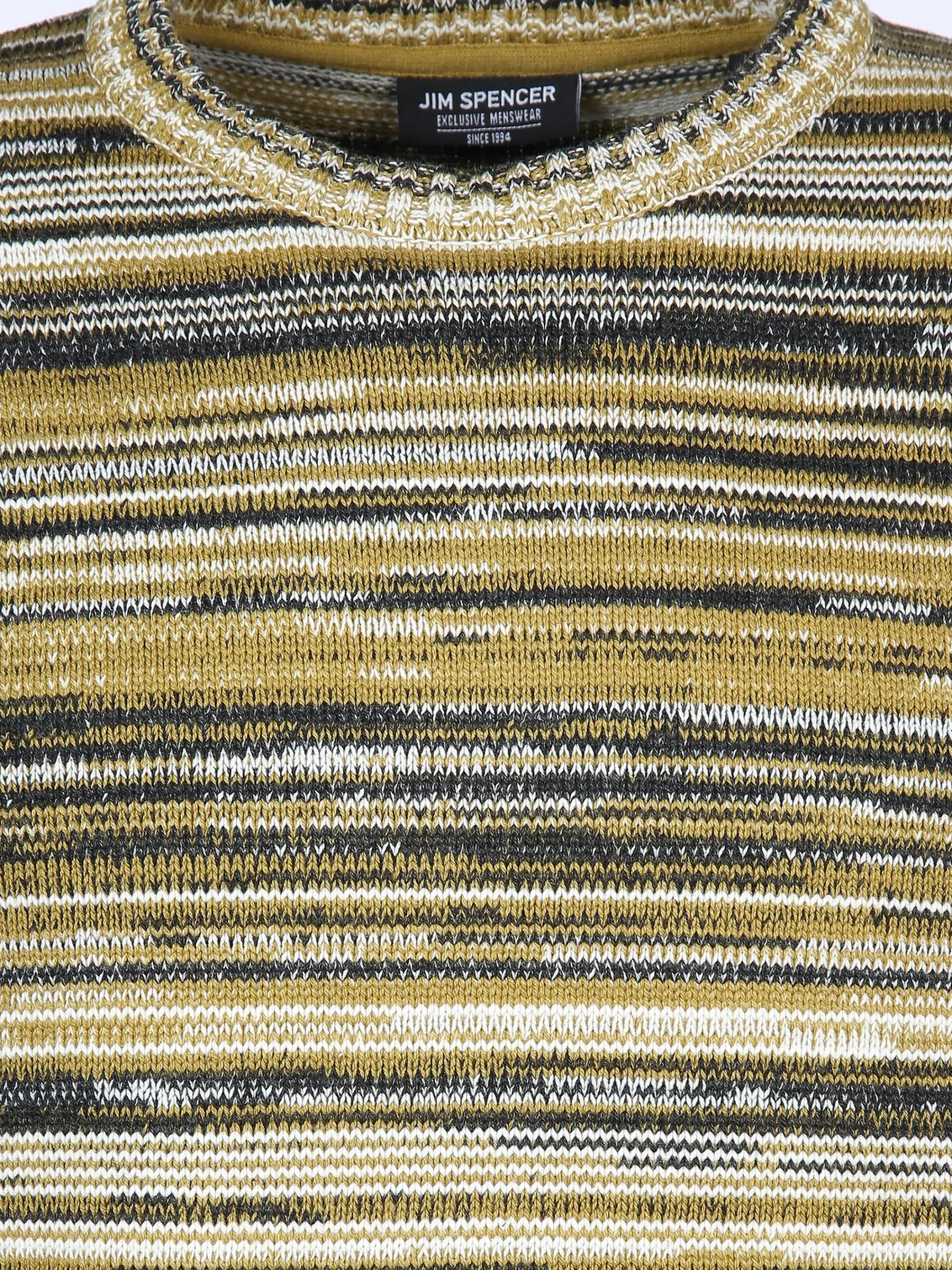 Herren Jim Spencer Herren Strickpullover in gestreifter Optik