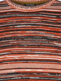 Herren Jim Spencer Herren Strickpullover in gestreifter Optik