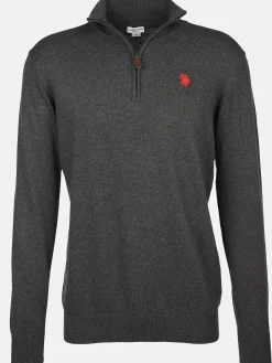 Herren U.S. Polo Assn. Herren Stricktroyer mit Stickerei