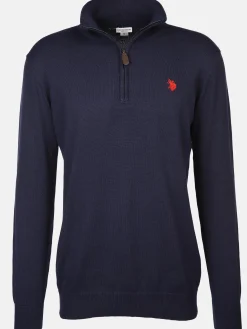 Herren U.S. Polo Assn. Herren Stricktroyer mit Stickerei