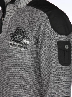 Herren Southern Territory Herren Stricktroyer mit Stickerei-Applikation