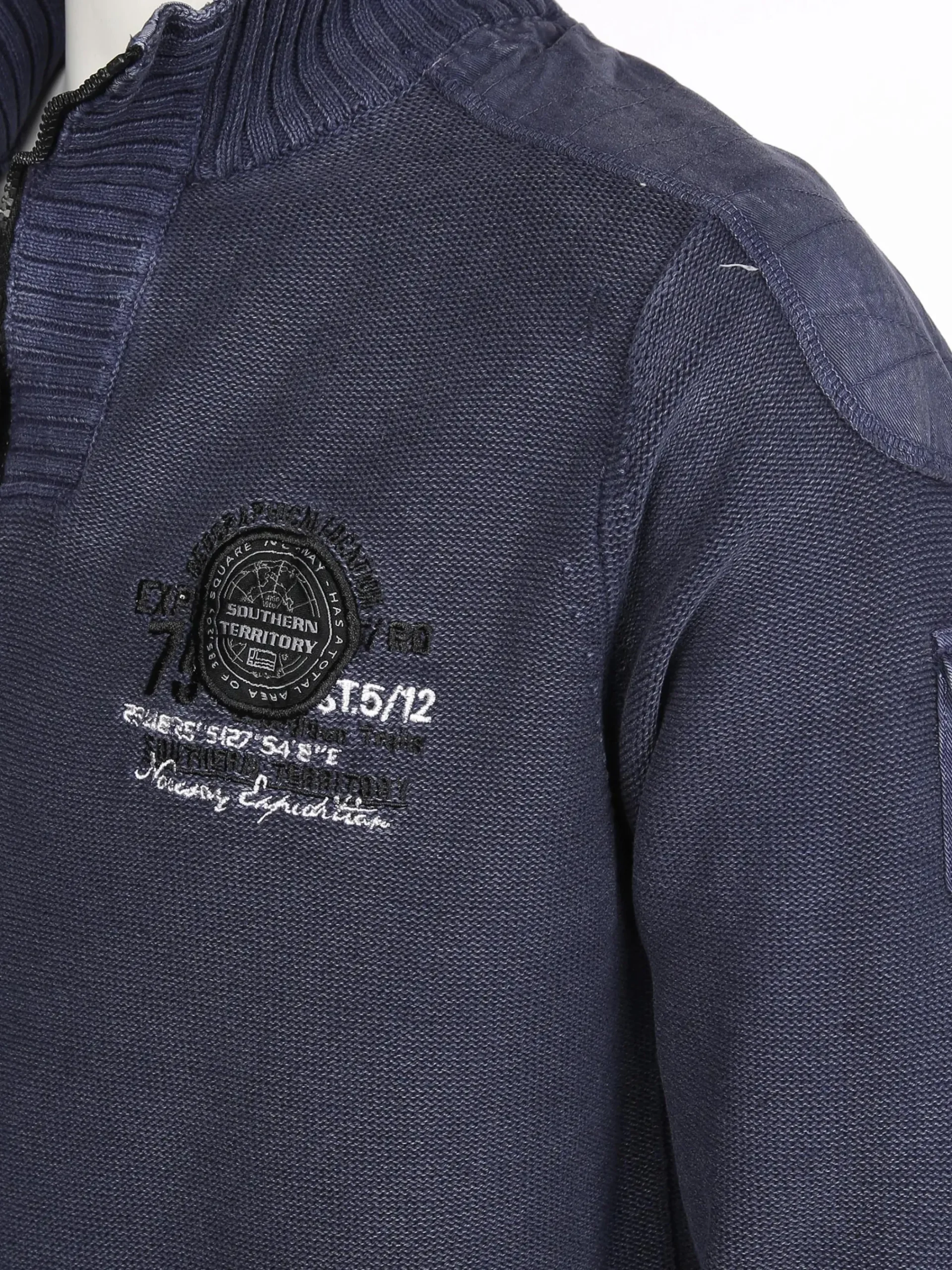 Herren Southern Territory Herren Stricktroyer mit Stickerei-Applikation