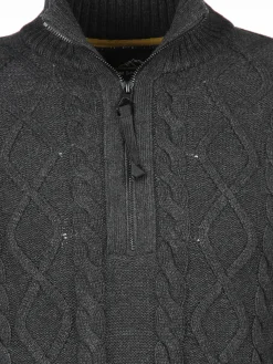 Herren Jim Spencer Herren Stricktroyer mit Zopfmuster